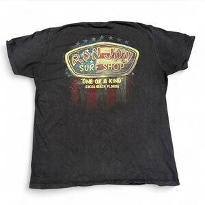 Ron Jon Black Kids T-Shirt with Colorful Logo